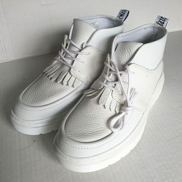 Dr Martens Jemima White Venice Aunt Sally Leather Platform Lace-Up Chukka Boot 7 - Picture 7 of 16